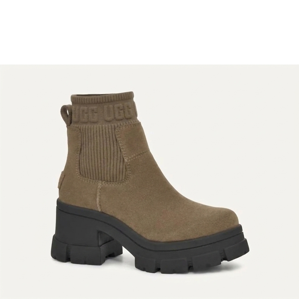NEW UGG women's brooklyn chelsea boot in hickory